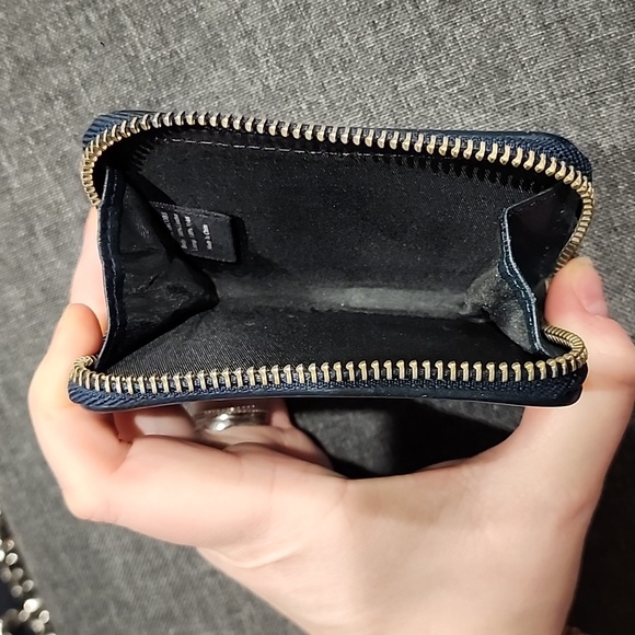 Marc Jacobs Navy Blue Quilted Coin/Card Pouch - Picture 4 of 5